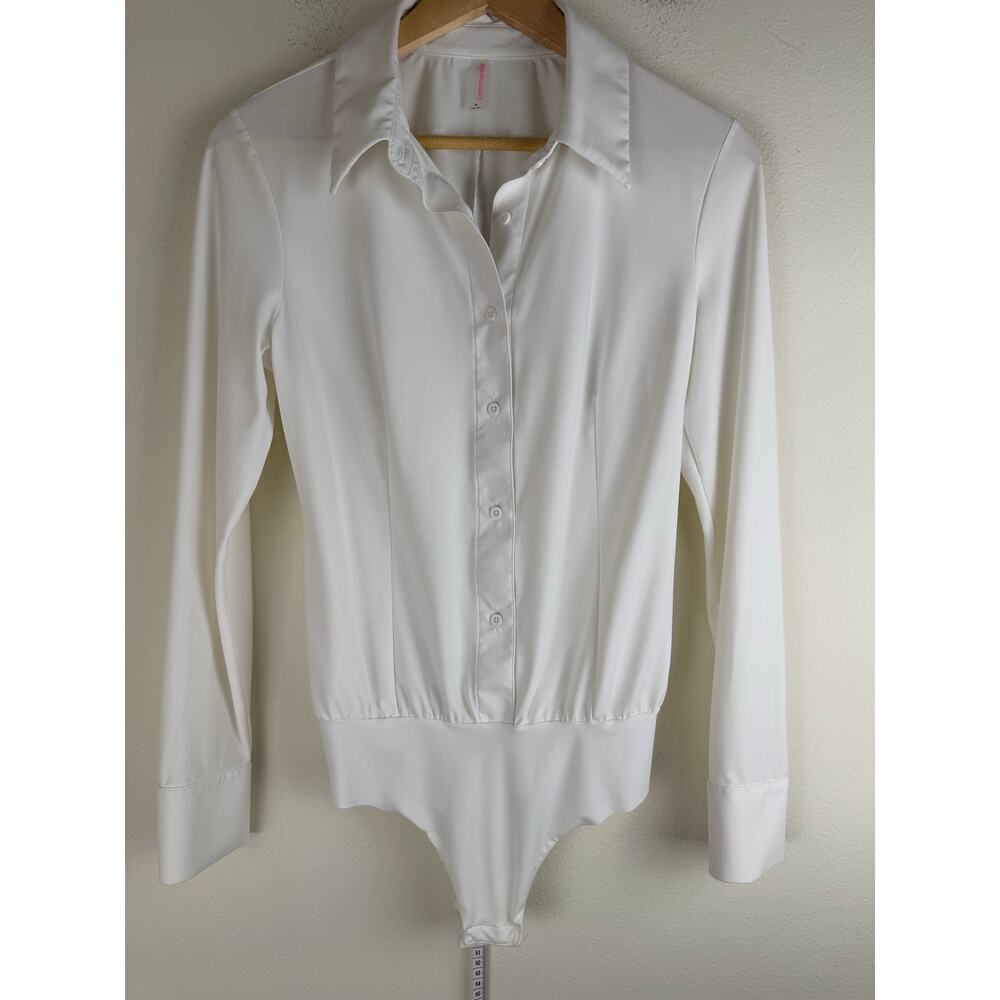 Commando White Button-Front Bodysuit - Picture 9 of 16